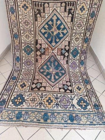 tapis de Schirvan (ou Shirvan) ancien - Tapis - 221 cm - 124