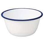 Dessertschaaltjes | Geëmailleerd Staal | Wit/Blauw | 6, Verzenden, Nieuw in verpakking