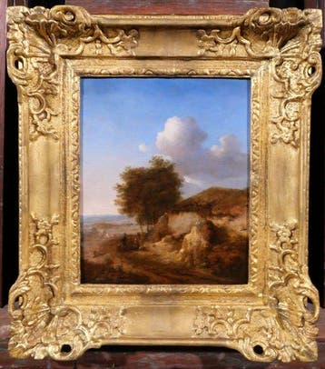 Jan Wynants (1632-1684) - Landscape with walkers