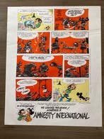 Gaston - 2 Affiches (Version couleur + N&B) - Amnesty, Nieuw