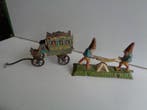 Meier - Jouet en étain - 2 x penny toy zwerge beim sägen &