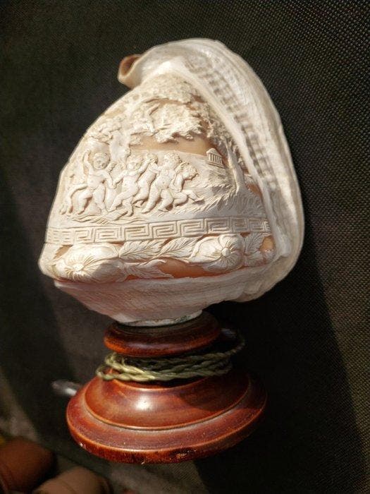 Artigianato di Torre del Greco - Lamp - Cassis, Antiek en Kunst, Curiosa en Brocante