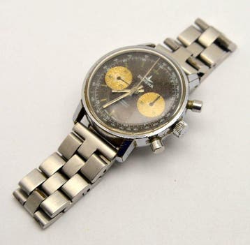 Dugena - Chronograph Swiss Made Valjoux Panda Dial Mens