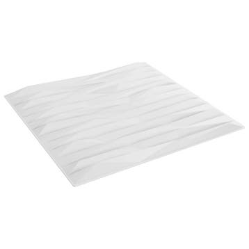vidaXL Wandpanelen 24 st 50 x 50 cm Witte Steen XPS Schuim, Verzenden, Nieuw