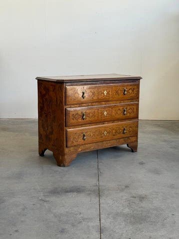 Commode - Bois - Intarsio piémontais