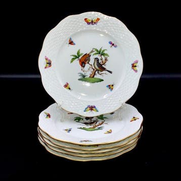 Herend - Exquisite Set of 6 Plates (19 cm) - Rothschild