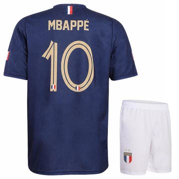 Kingdo Mbappe Frankrijk Voetbaltenue Thuis - WK 2026 - Kind, Sport en Fitness, Verzenden, Nieuw, Bal