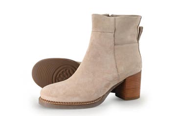 Shabbies Amsterdam Enkellaarzen in maat 40 Beige, Vêtements | Femmes, Chaussures, Verzenden, Lage of Enkellaarzen