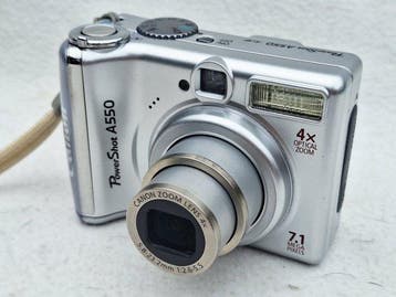 Canon PowerShot A550 (PC1230) met zoom 5.8-23.2 mm Appareil, Nieuw