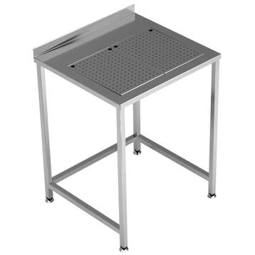 Werktafel | RVS | Lekbak | Achteropstand | Zelfmontage |, Verzenden
