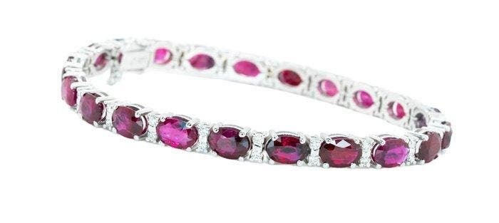 Armband - 18 karaat Witgoud, Levendig/Diep (paarsachtig), Bijoux, Sacs & Beauté, Bracelets