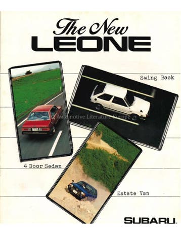 1980 SUBARU LEONE BROCHURE JAPANS