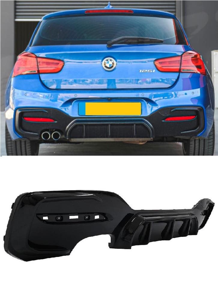 Diffuser | geschikt voor BMW | 1-serie 2015-2019 F20 LCI | M, Auto diversen, Tuning en Styling, Verzenden