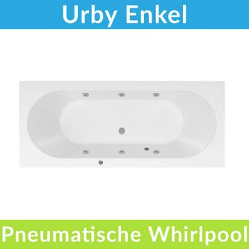 Whirlpool Pneumatisch BWS Urby 180x80 cm Enkel Systeem, Ophalen of Verzenden, Bad