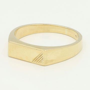 Bague - 14 carats Or jaune - Affiche