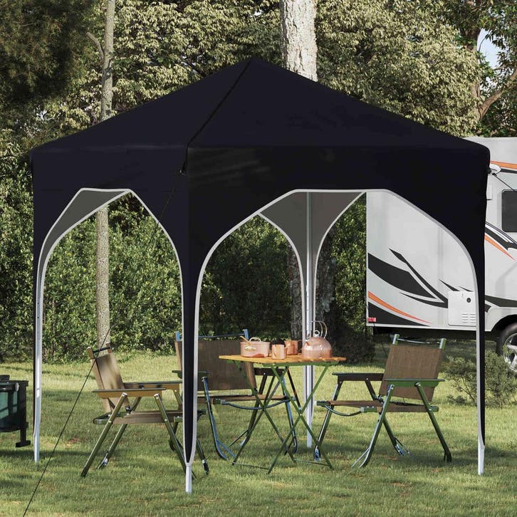 vidaXL Pop-up Feesttent 194 x 194 x 245 cm Antraciet, Jardin & Terrasse, Tonnelles, Envoi