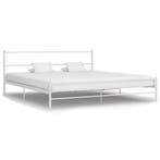 vidaXL Bedframe metaal wit 180x200 cm, Verzenden