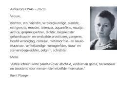 Afscheid, rouw en levenskracht 9789490352424 Aafke Bos, Verzenden, Aafke Bos