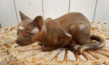 P. Chenet Foundry - Figure - Grote Kat - 23 cm - 2,6 kg -
