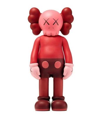 Kaws (1974) - Kaws Companion Red Medicom Toy, Antiek en Kunst