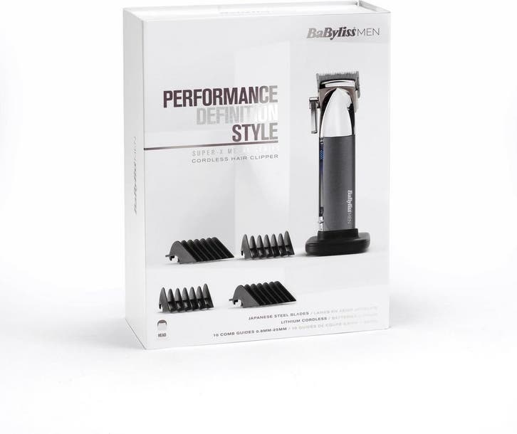 BaByliss Super-X Metal Tondeuse E996E - 180 min draadloos..., Handtassen en Accessoires, Uiterlijk | Haarverzorging, Nieuw, Verzenden