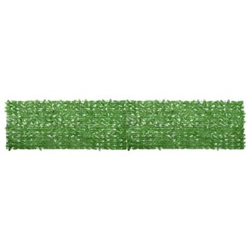 vidaXL Balkonscherm met groene bladeren 500x100 cm, Verzenden