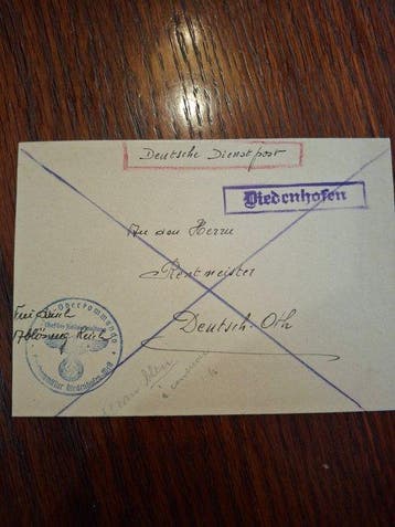 Duitsland 1940/1944 - Uitzonderlijk homogeen archieffonds –, Gestempeld