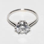 Sans prix de réserve - Bague de fiançailles - 18 carats Or, Handtassen en Accessoires, Antieke sieraden