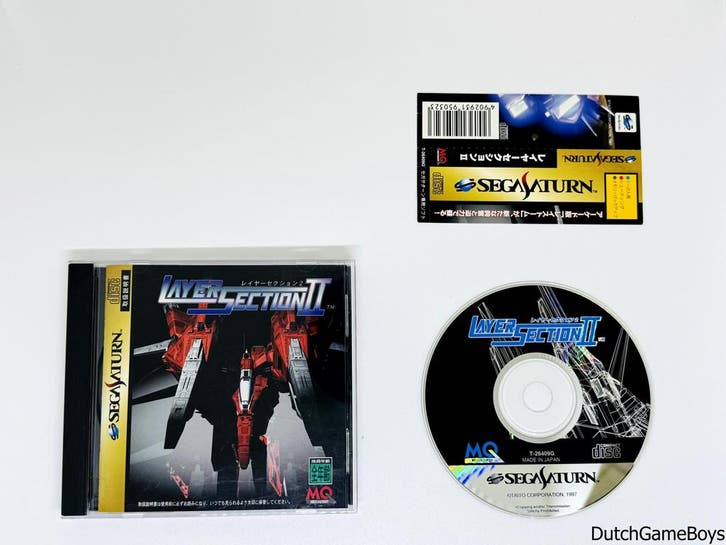 Sega Saturn - Layer Section II + Spine - Japan, Games en Spelcomputers, Games | Sega, Gebruikt, Verzenden