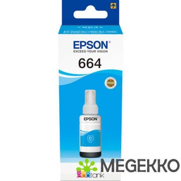 Epson T6642 Cyaan 70ml inkt voor ecotank, Computers en Software, Printerbenodigdheden, Verzenden, Nieuw