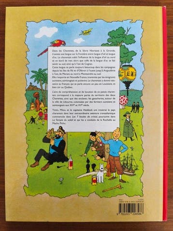 Tintin - Le temple du soleil en charentais - C - EO - 1, Livres