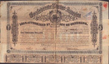 Verenigde Staten van Amerika. - Confederate States - 1000