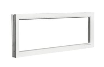 PVC raam vast b100xh50 cm Antraciet, Gevelraam of Ruit, Minder dan 80 cm, 80 tot 120 cm, Nieuw