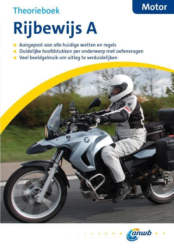 Slagen in het verkeer / Rijbewijs A / theorieboek / ANWB, Boeken, Hobby en Vrije tijd, Zo goed als nieuw, Verzenden