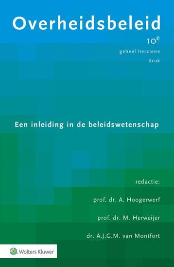 Overheidsbeleid 9789013163933, Boeken, Verzenden, Zo goed als nieuw