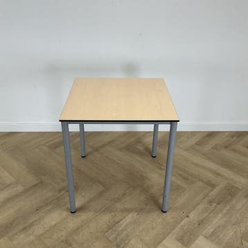 kantinetafel  70x70 cm,  ahorn - grijs, Gebruikt, Bureau