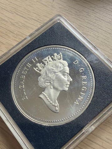 Canada. 1 Dollar 1990 Kelsey - 23,32 g (Zonder minimumprijs), Timbres & Monnaies, Monnaies | Europe | Monnaies non-euro