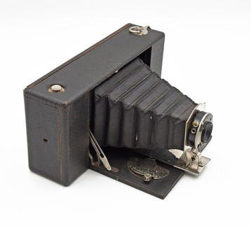 Ansco Buster Bronw macchina a soffietto n 3 Appareil photo