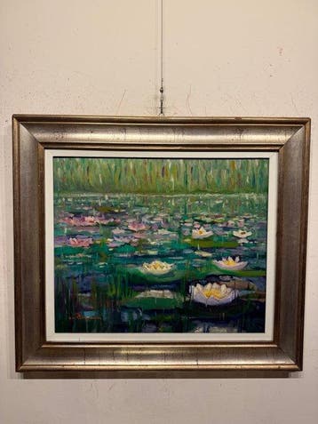 Mario Zampredoni (1945) - Fioritura della Ninfee, Antiquités & Art