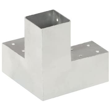 vidaXL Paalverbinding Y-vorm 71x71 mm gegalvaniseerd metaal, Verzenden, Nieuw