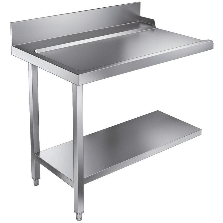 Afvoertafel (Links) | RVS | Bodemschap | Achteropstand |, Articles professionnels, Horeca | Équipement de cuisine, Envoi
