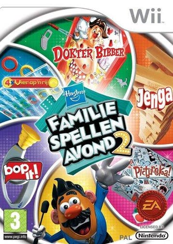 Hasbro: Familie Spellen Avond 2 [Wii], Games en Spelcomputers, Verzenden, Nieuw