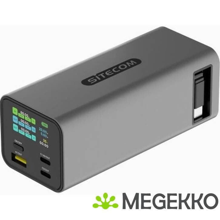 Sitecom Laptop Powerbank 100W PD 20000mAh with LED display, Télécoms, Batteries externes, Envoi