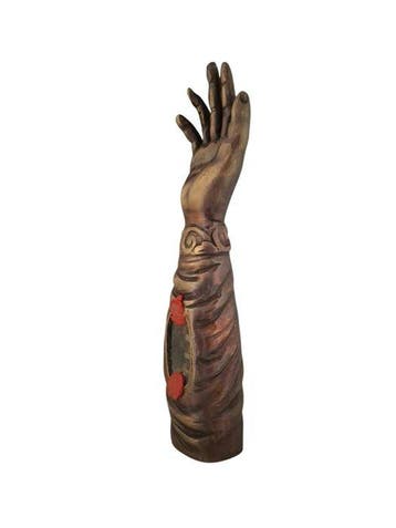 Reliekhouder - Glas, Textiel, Brons - 20e eeuw - Santa Croce