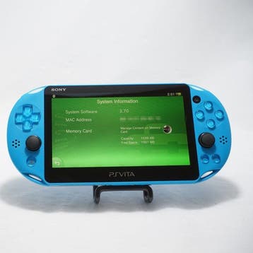 Sony - Playstation Vita - PCH-2000 Aqua Blue - FW 3.70 -, Nieuw