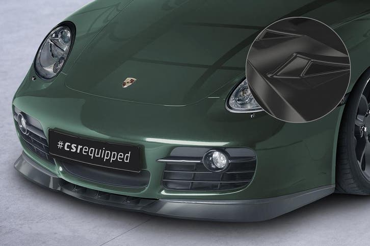 Cup spoilerlip met ABE voor Porsche 987c Cayman CSL609-G, Autos : Pièces & Accessoires, Carrosserie & Tôlerie, Envoi