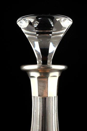 Karaf - .925 zilver, Antiek en Kunst