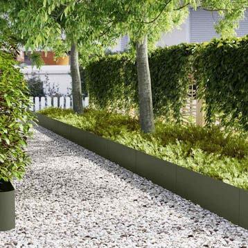 vidaXL Grasafscherming 10 st 100 x 0,05 x 30 cm Koud Gewalst, Verzenden, Nieuw