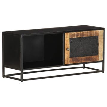 vidaXL Tv-meubel 90x30x40 cm ruw mangohout, Verzenden, Nieuw