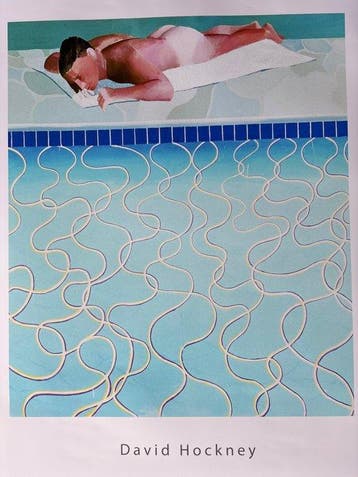 David Hockney (after) - Sunbather, 1966 / Museum Ludwig,, Nieuw